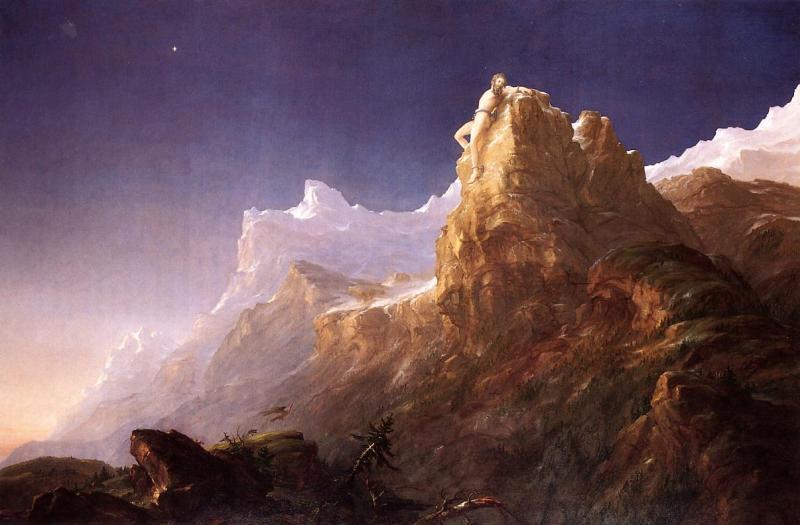 Thomas Cole Prometheus Bound oil painting image